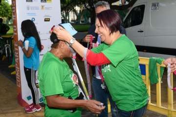  Unos 160 mayores de Telde dan un ejemplo de motivación en II carrera Pasos por la vida (Foto TA)